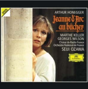Album cover: Jeanne d'Arc au Bucher by Honegger